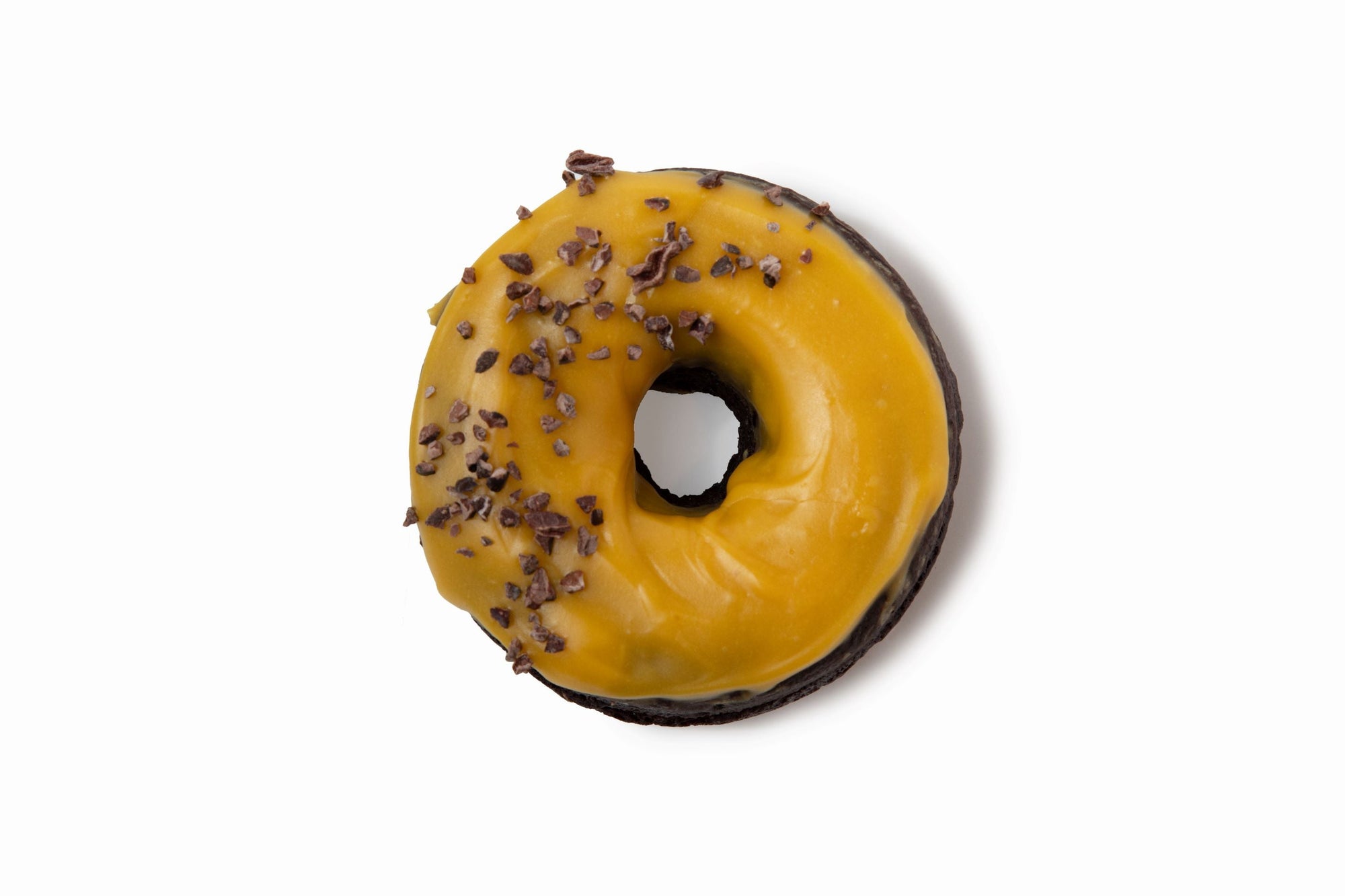 Vegan Gluten Friendly Mango Chocolate Doughnut